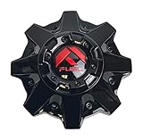 Fuel Offroad Wheels 1002-53GBQ Gloss Black with Red Logo and Black Rivets Center Cap