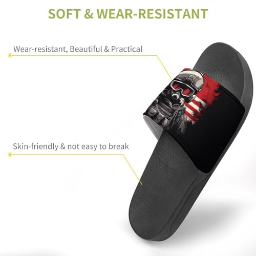 Remember Everyone Deployed Military R.E.D House Sandals Non-Slip Bathroom Slippers Beach Summer Shoes for Men Women3