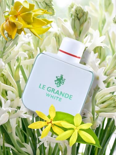 Image of LE GRANDE WHITE EAU DE TOILETTE FOR MEN 3.4 FL. OZ. Woody Aromatic fragrance for men.