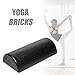 KiBcsLic Half Round Column Roller, Half Foam Roller Brick for Pilates Turnhalle, 30x15x7.5cm