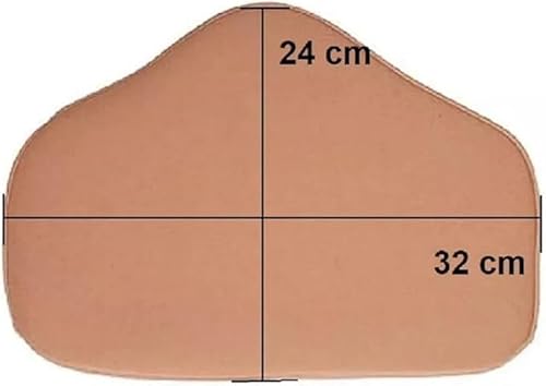 Almofada para Cadeira de Escritório, 3 Peças, Espuma com Memória, Marrom, Suporte Ergonômico para Co