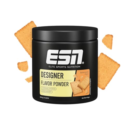 ESN Designer Flavor Powder, Buttercookie, 250 g, Geschmackspulver zum Süßen, ohne viel Zucker und Kalorien - made in Germany