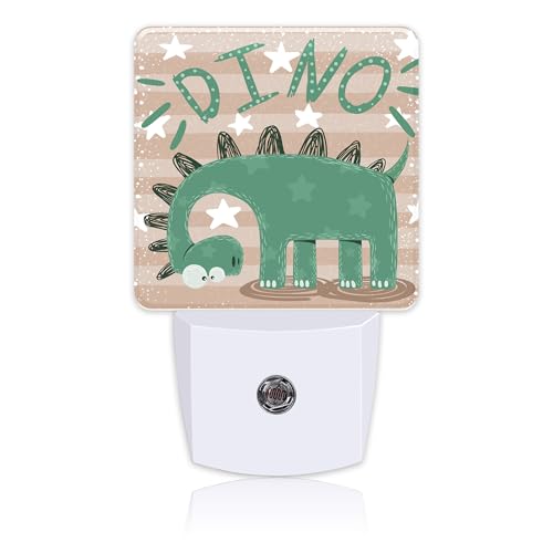 Image of Night Light for Kids Girls Boys, Cute and Funny Dinosaur LED Night Light Plug into Wall with Dusk to Dawn Sensor for Room Decor, Hallway, Kitchen, Bathroom, Nursery, Stairs