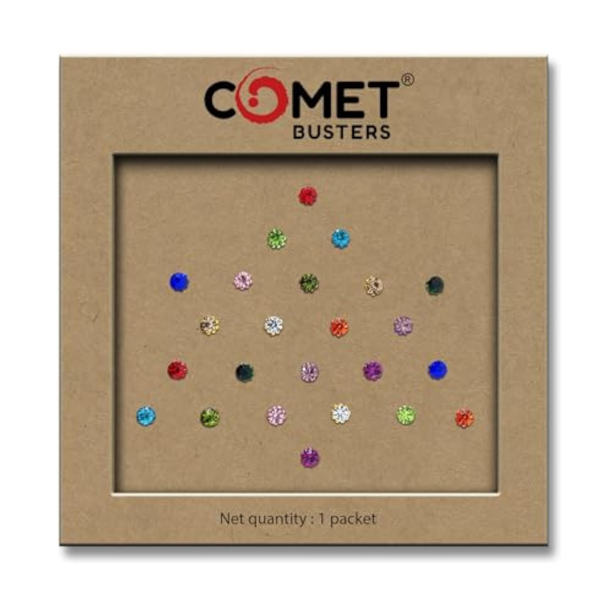 Handcrafted Diamond Dot Bindi, Unique Body Art