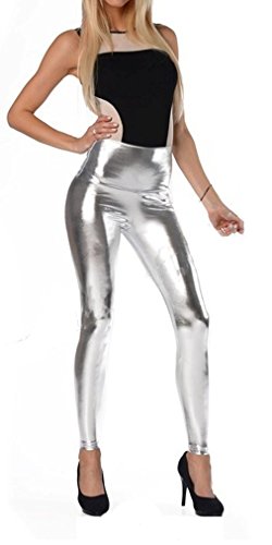 Dykmod Leggings Lang Silber, XXL - 44