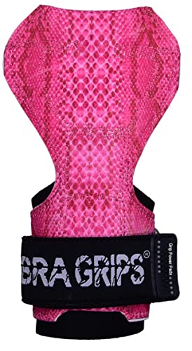 Image of Cobra Grips Weight Lifting Gloves with Adjustable Neoprene Padded Wrist Wraps - Heavy Duty Alternative to Power Lifting Hooks for Deadlifts