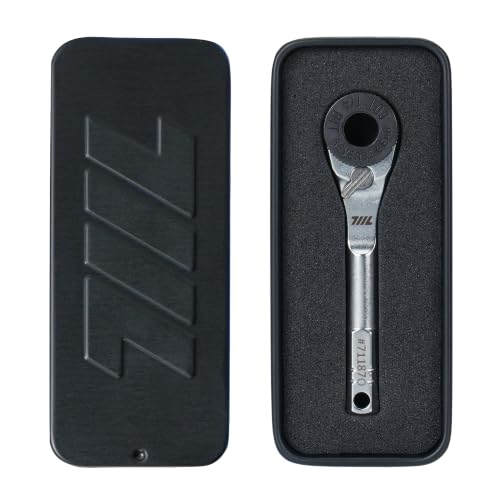 Image of 711L 1 /4 inch EDC Ratchet Wrench (Hex End w /Keyring Hole) - Accessory for Multitools with 1 /4 inch Hex Bit Adapters and Screwdriver Handles #71187O