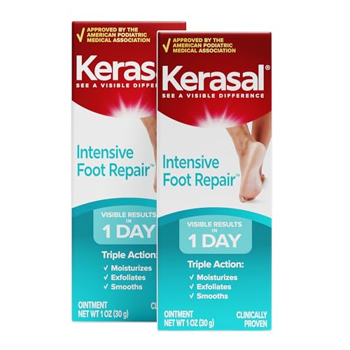 Kerasal Intensive Foot Repair Ointment, 2 oz, 2 Pack