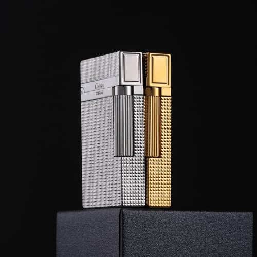 Briquet vintage essence et gaz à glissière accessoire de table rétro chic