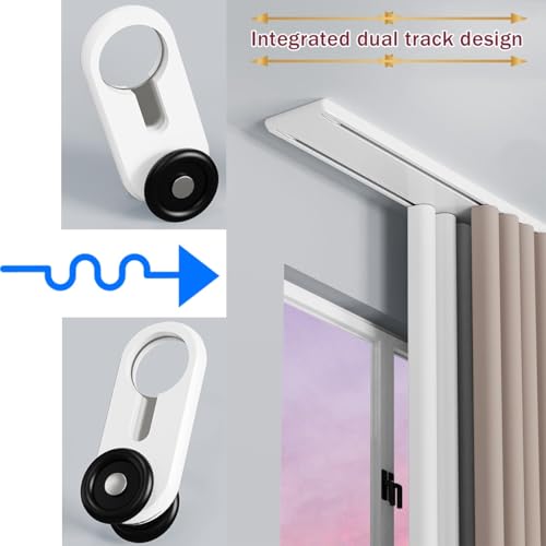 Riel de aluminio elegante para montaje en techo de 270 cm 6