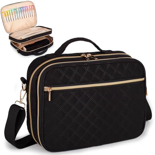 Bunnychill 2 Compartment Bible Cover for Women,Large Bible Case with