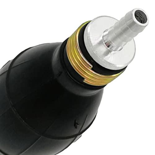 Automotive-leader 8mm 5/16" Rubber Fuel Transfer Vacuum Fuel Line Hand Primer Pump Bulb Type Gasoline Petrol Diesel Pump Bulb for Marine Boat Accessories