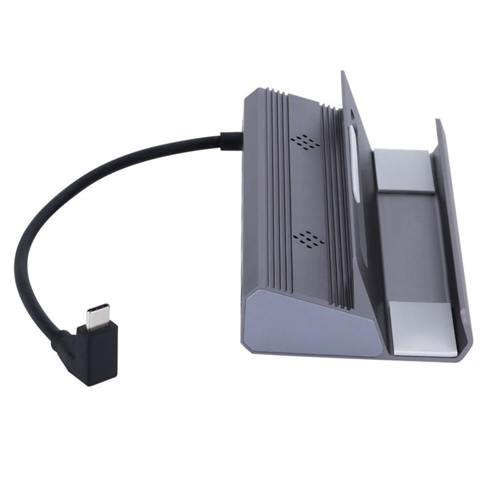 1 Sztuka 6 w 1 Koncentrator USB C Stacja Dokująca USB C do -COMPatible 4K60Hz RJ45 PD100W Stacja Dokująca USB 3.0 HUB Rozszerzona Stacja Dokująca Ze Stopu Aluminium