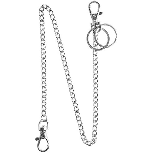 Teskyer 18" Wallet Chain with Dual Lobster Clasps