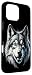 Hülle für iPhone 16 Pro Max Majestätischer grauer Wolf (Canis Lupus) Portrait-Grafik