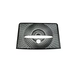 YOYDHVMKR Horn Cover Fit for Benz GLK X204 Aluminum Alloy Black Car Dashboard Audio Speaker Horn Cover Trim Speaker Grill Mesh