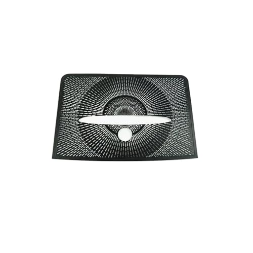 YOYDHVMKR Horn Cover Fit for Benz GLK X204 Aluminum Alloy Black Car Dashboard Audio Speaker Horn Cover Trim Speaker Grill Mesh