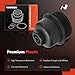 A-Premium Oil Filter Housing Cap Assembly Compatible with Mini Cooper 2014-2019, Cooper Clubman 2016-2019, Cooper Countryman 2017-2020 & BMW X1 2016-2019, X2 2018-2019, i8 2014-2020, 1.5L 1.6L 2.0L