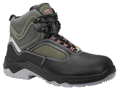 ELTEN Sicherheitsschuhe Lex ESD S3S, Damen und Herren, Leder/Textil, Stahlkappe, leicht, klassisch 43, Schwarz ELTEN Sicherheitsschuhe Lex ESD S3S, Damen und Herren, Leder/Textil, Stahlkappe, leicht, klassisch 43, Schwarz