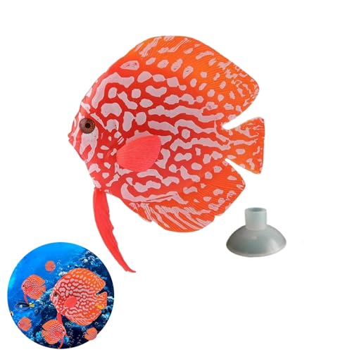 JLEivvi Lifelike Floating Glow Fish Tank Ornament