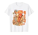 Kaiju Hot Dog Japanese Anime Monster Hotdog T-Shirt