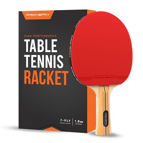 PRO-SPIN - Raqueta de Tenis de Mesa de Alto Rendimiento (Individual)