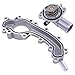 MOTOKU Aluminium Engine Water Outlet & Thermostat Housing Assembly Kit for Dodge Journey Avenger Ram ProMaster Chrysler Town & Country 3.6L with Gasket