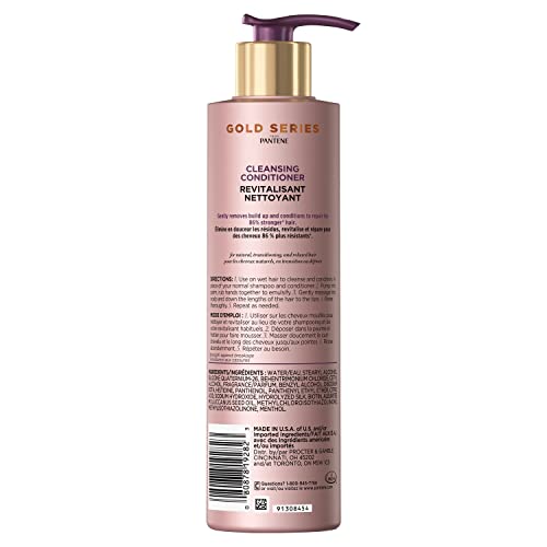 Pantene Pro-V Gold Series Hair Repair Cleansing Conditioner With Biotin, 9.1 Fl Oz #TOP1