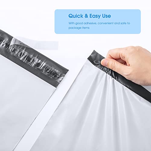 Image of Metronic Poly Mailers 24x24 50 Pcs White Large Shipping Bags for Clothes Mailer Poly Bags Strong Self Seal Adhesive Shipping Envelopes for Small Business Tear-resistant Mailing Envelopes for Packaging