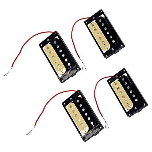 Micros double bobinage zébrés pour éliminer le bruit de fond sur guitare électrique