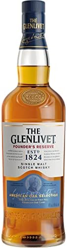 The Glenlivet Founder's Reserve Single Malt Scotch Whisky with Giftbox, 700ml