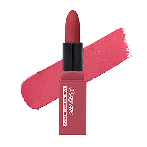 Touch in Sol Pretty Filter Soul Velvet Lipstick 3.5g - Long Lasting Hydrating Formula Semi Matte Lipstick, Daily Natural Lip Color with Romantic Look (#4 Seoul Rose)
