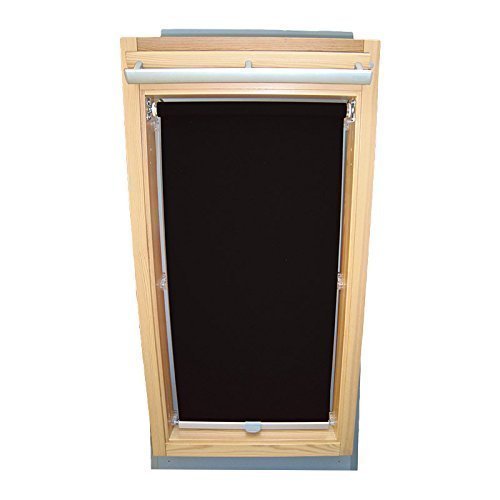 Hochwertiges Abdunkelungsrollo Rollo für Velux DKL/DKU/RHL/RHU-EP GGU,GPU,GHU,GTU FK06 schwarz // Verdunkelungsrollo/Verdunkelungs-Rollo/Fensterrollo