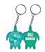 R and R Imports Bali Indonesia Turtle Metal Keychain