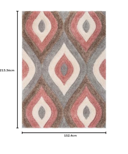 Image of Carpet for Living Room 5x7 feet Anti Skid Rug Colour Ivory Beige