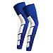 Recovery Compression Leg Sleeves (Pair) - sport Football Basketball Cycling Strech Leg Knee Long Sleeve Blue,L