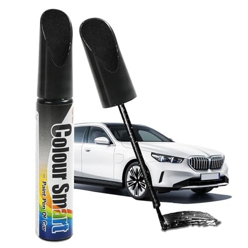 Surosha Touch Up Paint for Cars, Car Paint Scratch Repair Kit, Auto Pen Scratch Repair Two-In-One Touch Up Paints, Car Wheel Scratch Repair Touch Up Paints Pen Universal Fit Most Vehicle Wheels (Pearl Black)