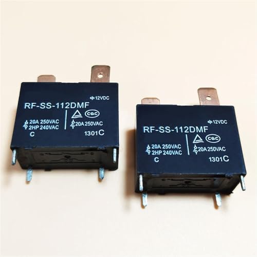 Relais RF-SS-112DMF DC12V boîtier compact 4 broches 20A pour intégration sur circuit imprimé