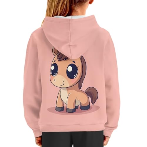 Talayituse Hoodies for Girls Kids Casual Pullover Long Sleeve Hooded Sweatshirt Sweater Winter Outwear with Pocket 6-16 Years2