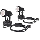 SHILIHE Energy-Efficient LED Spotlights - CRI90 Warm White, Plug-in and Easy to Install, 2 Pack