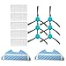 LOKOER Pièces de Robot de Nettoyage Brosse latérale Fit for Cecotec Pièces de Rechange Cecotec Conga 1290, 1390, 1490, 1590(Color:1)