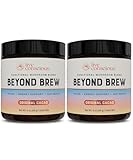 Live Conscious Beyond Brew - Superfood Coffee Alternative - Low Caffeine - Lion’s Mane, Reishi, Cordyceps & Chaga for Sustained Focus, Energy & Immunity - w/ Prebiotics & Probiotics Supports Gut Health 6 oz (2-Pack)