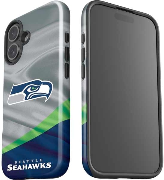 Skinit Impact Phone Case Compatible with iPhone 16 Plus - Officially Licensed NFL Seattle Seahawks Design