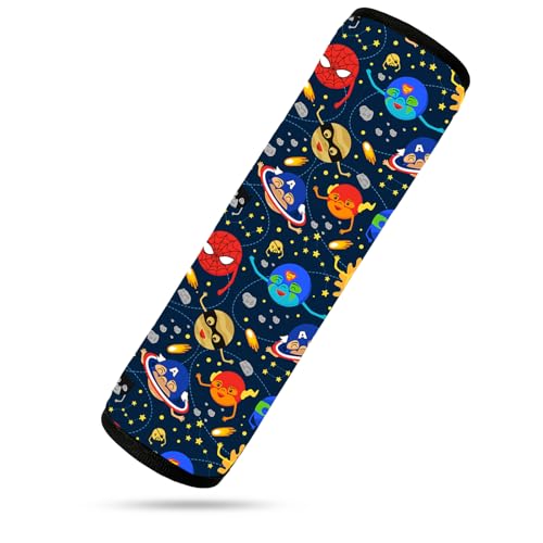 Image of Seat Belt Cover for Kids, Seat Belt Pad for Boys Girls, Car Seat Straps Shoulder Pads for Kids, Kid's Seat Belt Cushion, Shoulder Strap Pad, 1 Piece (Hero Planet)
