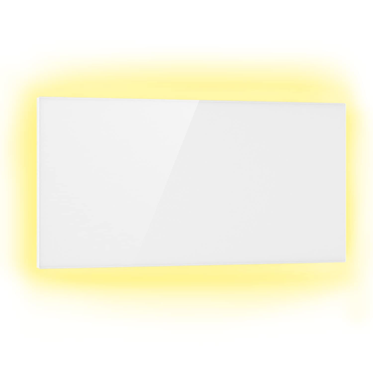 Klarstein Radiateurs Chauffage Radiant Electrique IP44, Chauffage salle de bain infrarouge Intelligent WiFi et App, Radiateur Electrique Mural 1000W, Heater avec Détection Fenêtre Ouverte, Thermostat