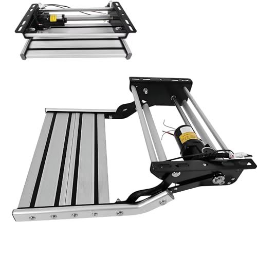 Power Folding RV Step - 12V Electric Motor (80W), 200KG