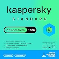 Kaspersky Standard Anti-Virus | 3 dispositivos | 1 año |
