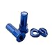 Tusk Rim Lock Nut/Spacer Kit Blue