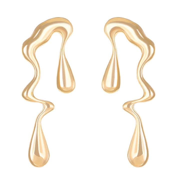 Image of Nilu's Collections Abstract Drip Design Earrings in Trendy and Modern Look | gift for her,gifts for womens & gilrls