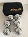 BuyBocceBalls Listing -73mm Metal Petanque Set with 6 Silver Balls and blackCase